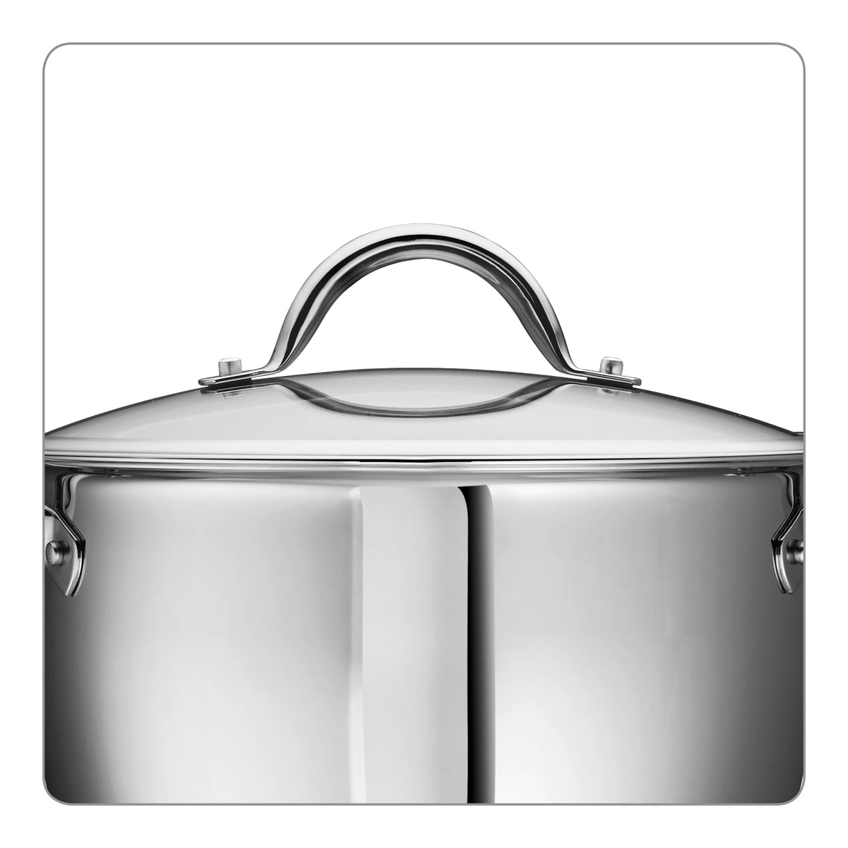 12 Piece Stainless Steel Tri-Ply Base Cookware Set G101745