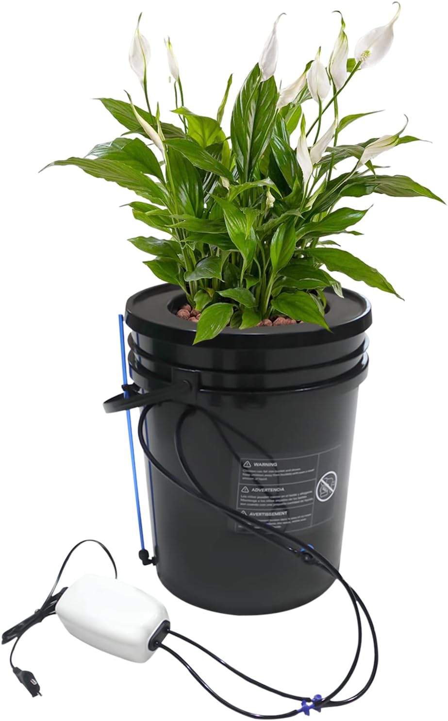 5-Gallon Deep Water Culture Hydroponics Growing System Kit S756425