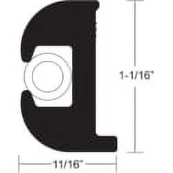 Flexible Rub Rail Kit Black Q401
