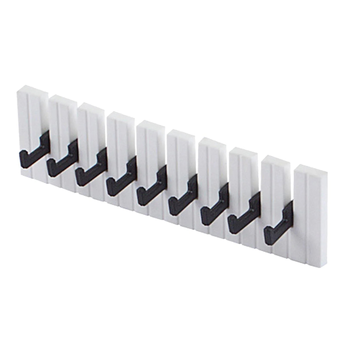 White Metal Wall Key Hooks Dollhouse Accessories U313759