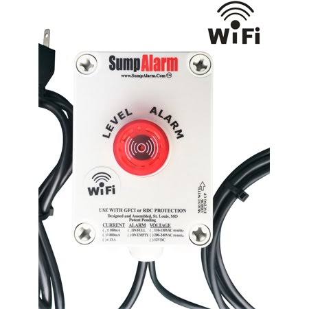 White Sump Alarm with 33ft Cable 220V W5649