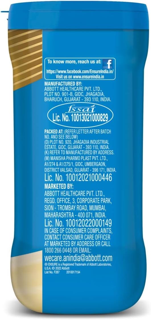Vanilla Ensure Plus Powder 400g L37209