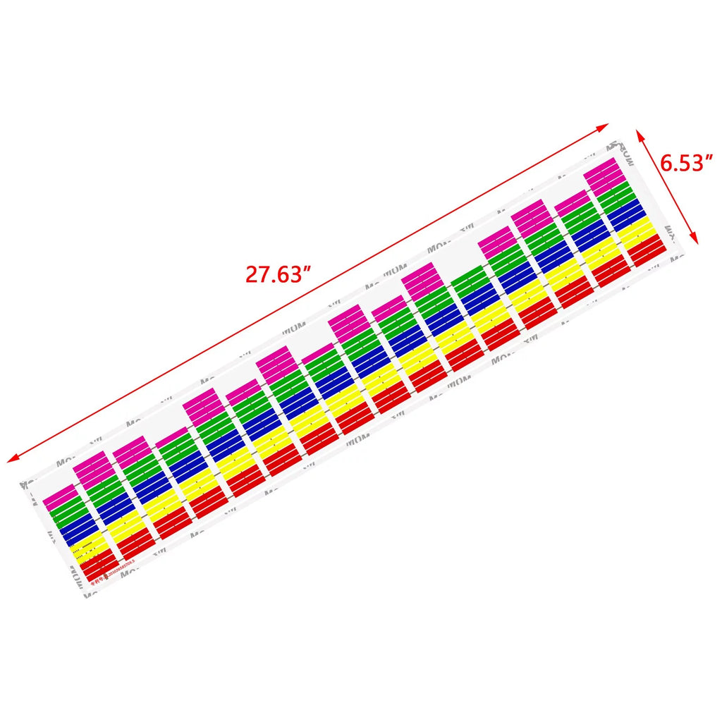 Multi Color Car LED Light 27.63" x 6.53" K4182