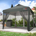 10x10 Pop Up Canopy Tent with Mosquito Netting X4666