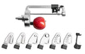 Silver Spiralizer Attachment with Peel, Core and Slice O307