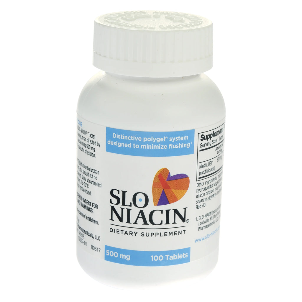 Niacin Dietary Supplement 100 tablets 500 mg X699424