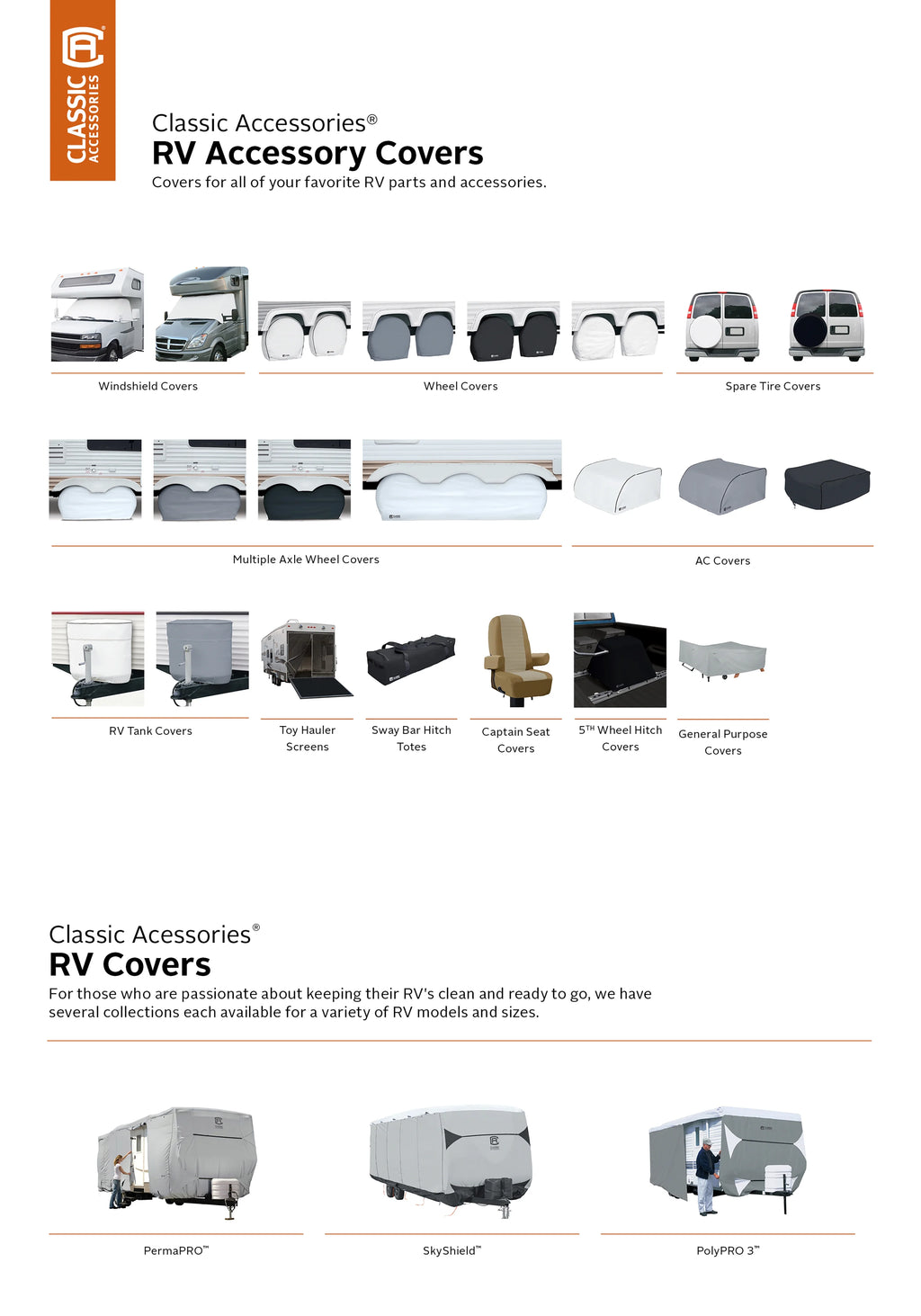 White RV Windshield Cover L705421