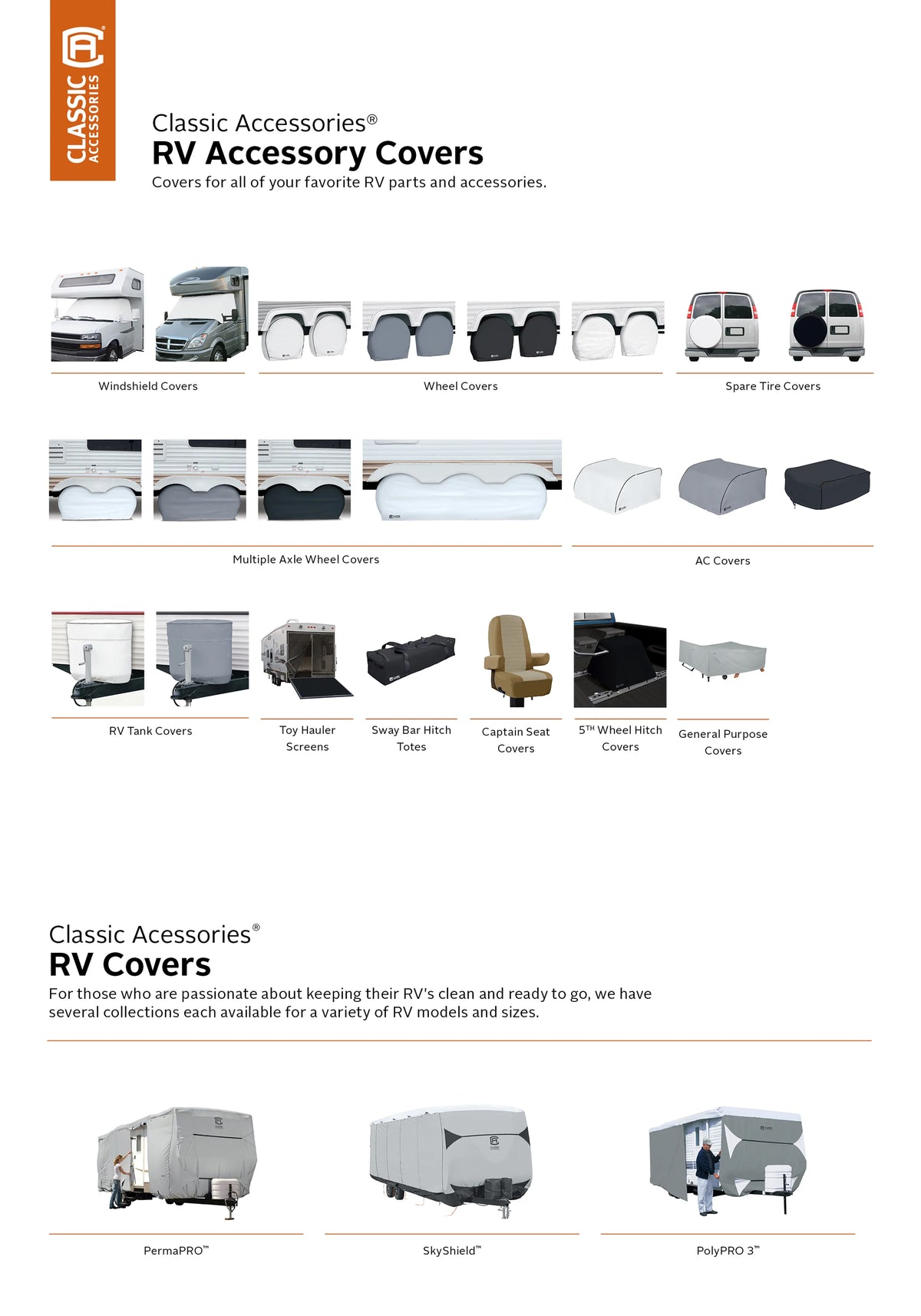 White RV Windshield Cover L705421
