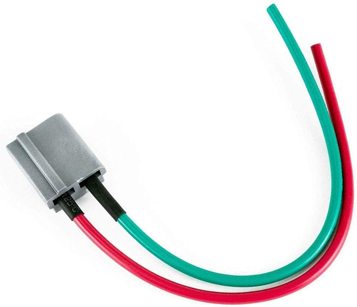 HEI Distributor, 8.0mm Spark Plug Wires, and Battery-Pigtail Harness Kit with Red Cap E237727