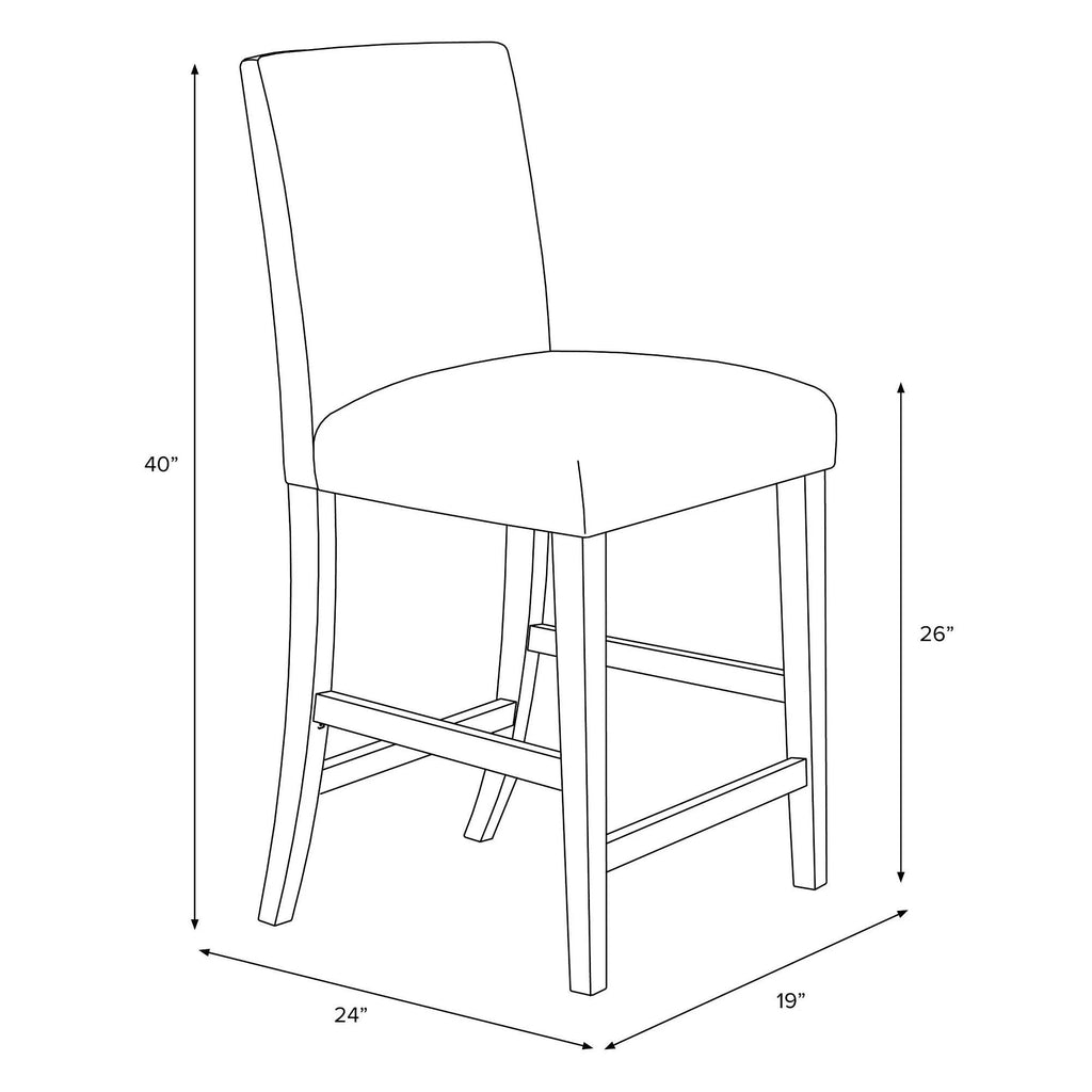Navy Counter Height Barstool F2817