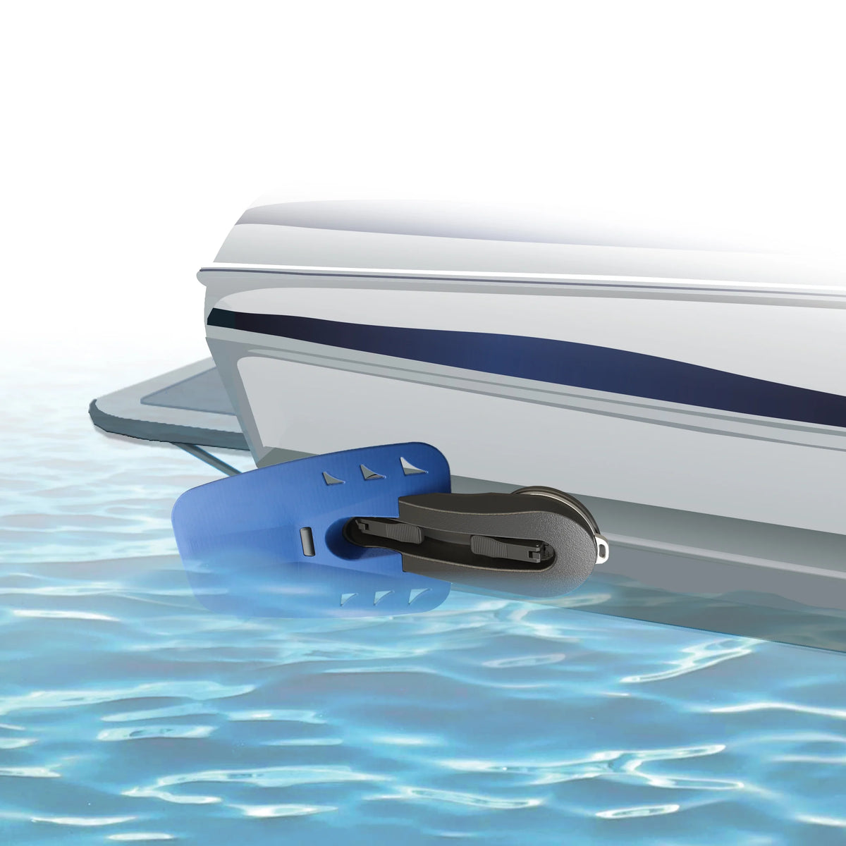 Silver/Blue Wakesurf Shaper with Storage Tote J43193