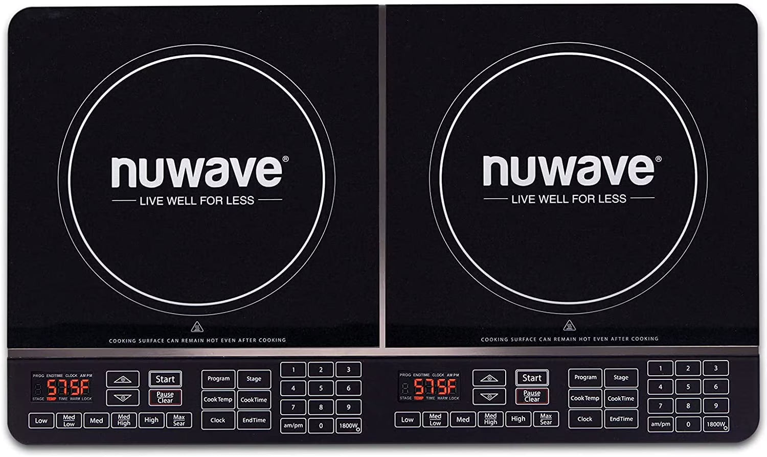 Double Induction Cooktop with 2 Heating Coils N670870