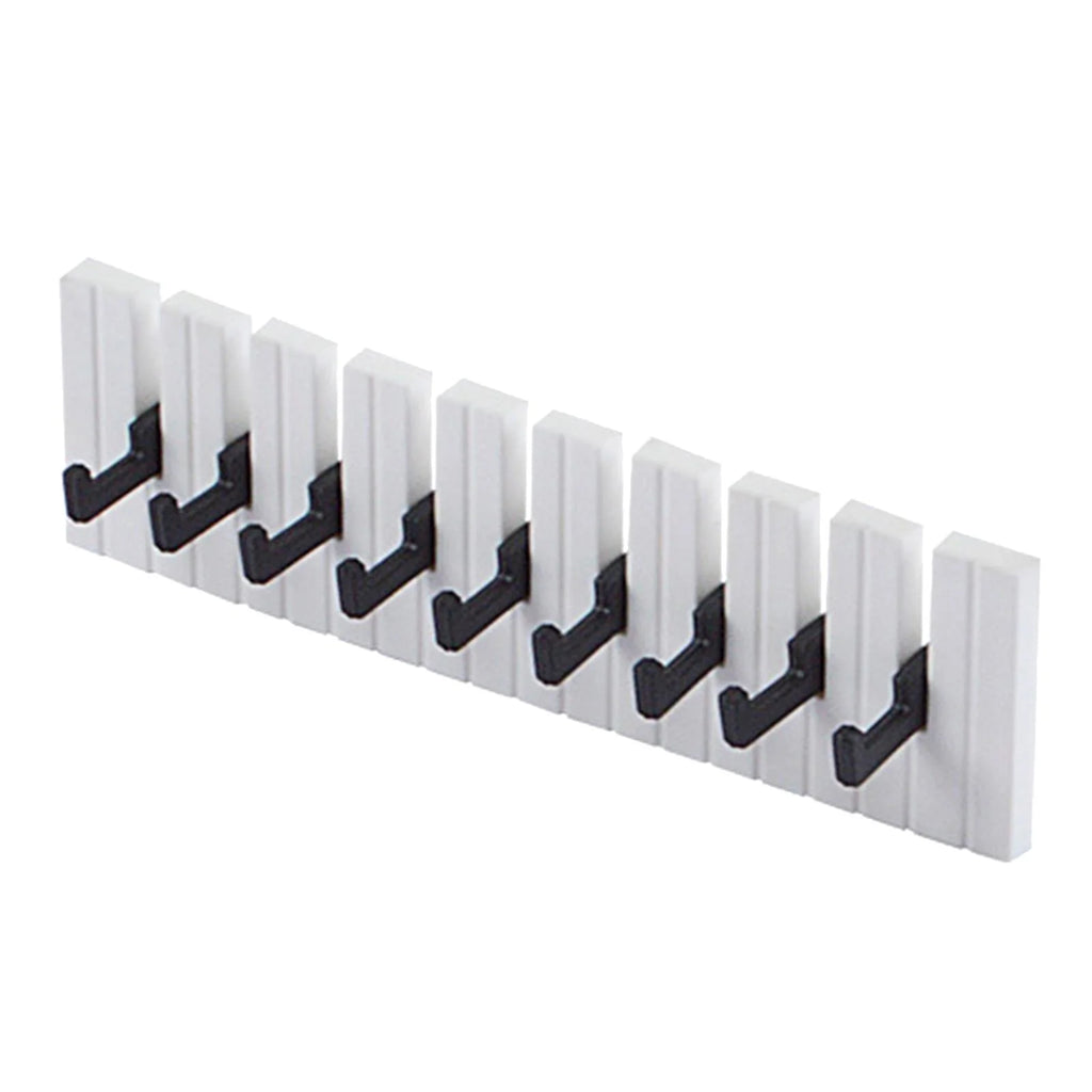 White Metal Wall Key Hooks Dollhouse Accessories U313759