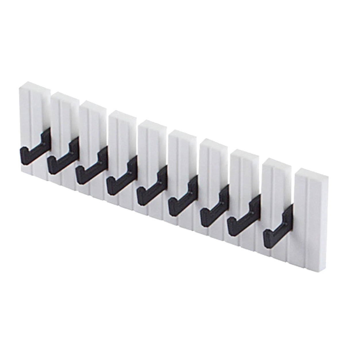 White Metal Wall Key Hooks Dollhouse Accessories U313759