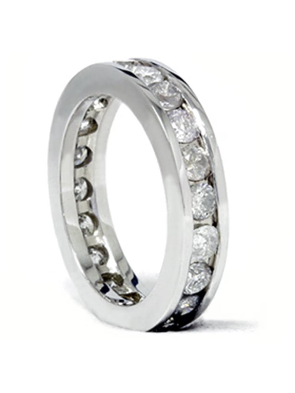 14K White Gold Diamond Eternity Ring I25303