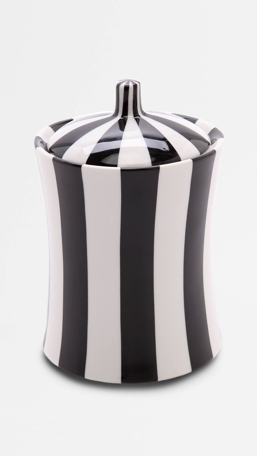 Black/White Glitter Canister Z451