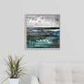 Painting on Canvas White Floater Frame F5575