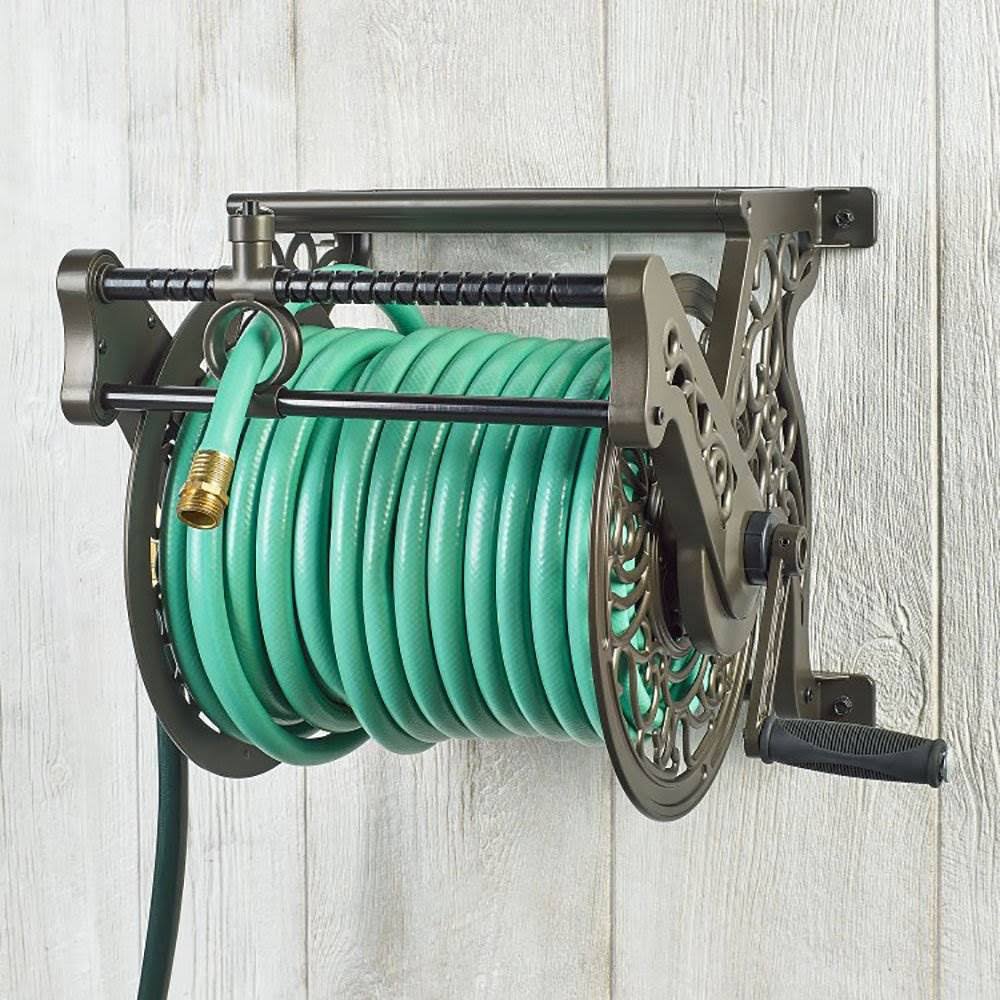 125& Wall Mounted Aluminum Hose Reel (2 Pack) N38606