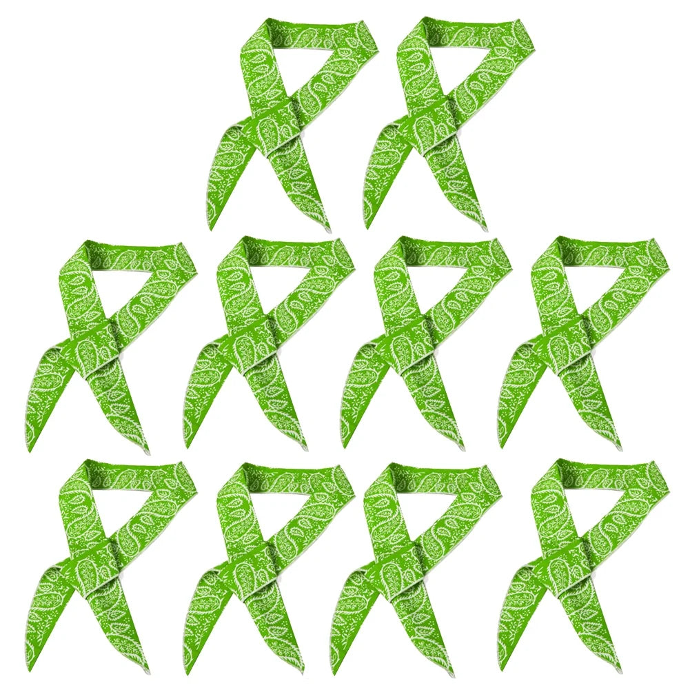 10 Pcs Cooling Neck Wrap (Green) Z996