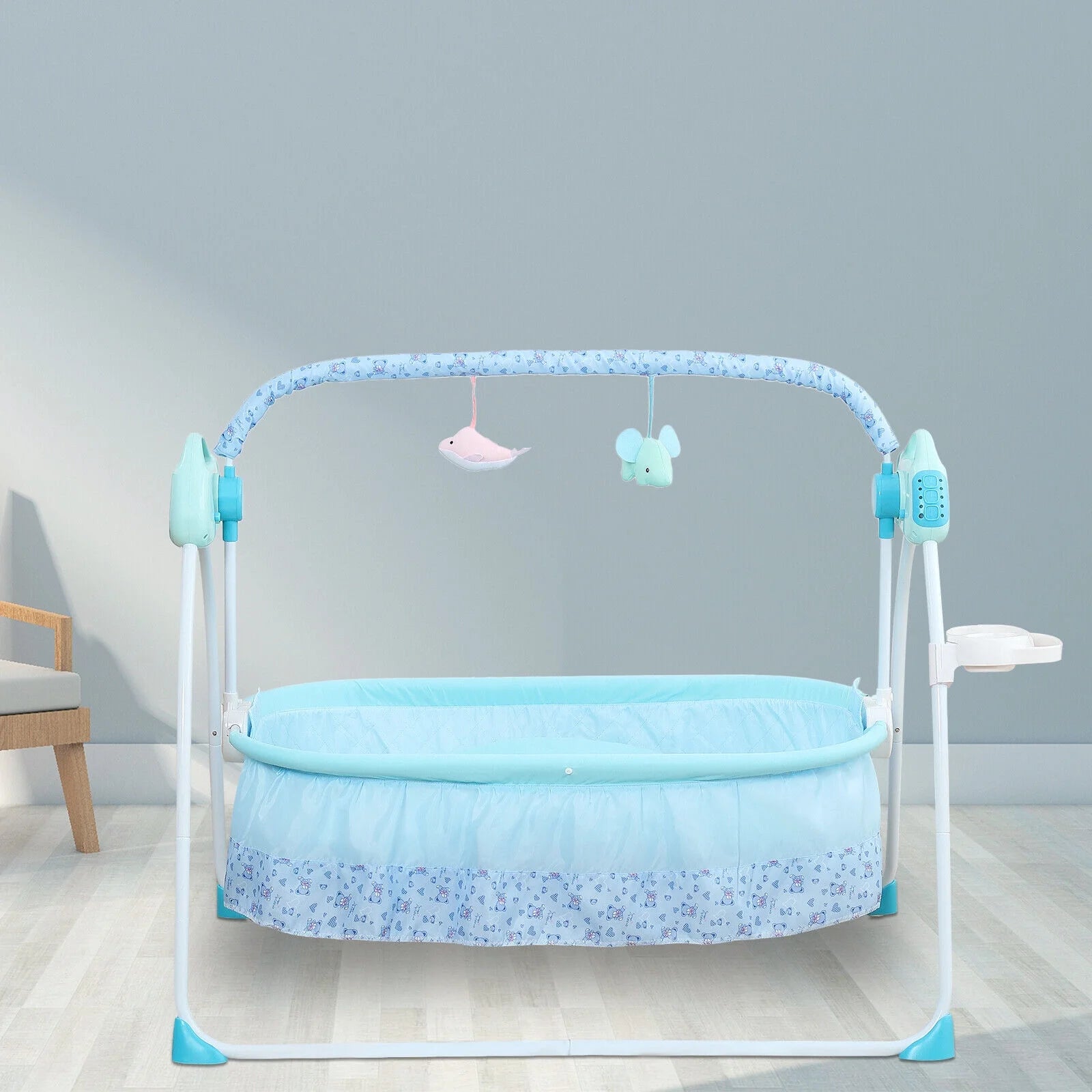 Electric Baby Cradle Swing Bouncer with Bluetooth Melodies USB G483
