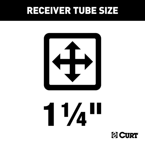 1.25in. Receiver Class 2 Trailer Hitch T202