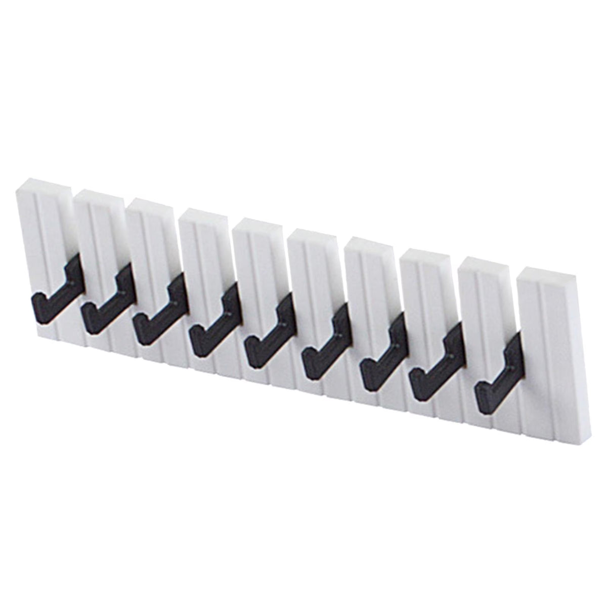White Metal Wall Key Hooks Dollhouse Accessories U313759