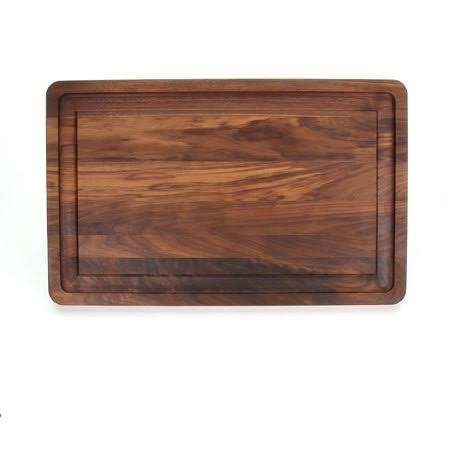 Thick Carving Board, 15-inch by 24-Inch by 1.25-Inch, Walnut C98680