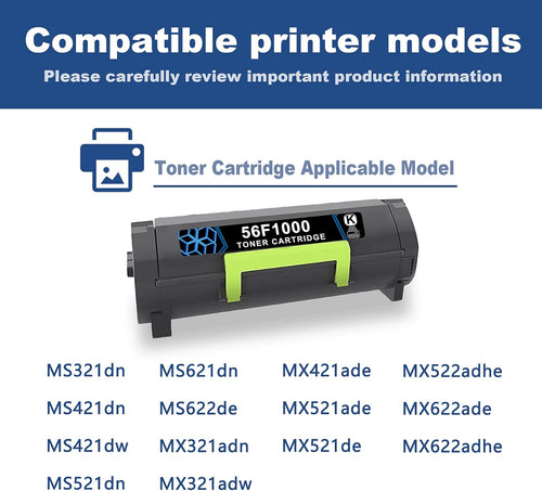 1 Pack Black Compatible Toner Cartridge G73505