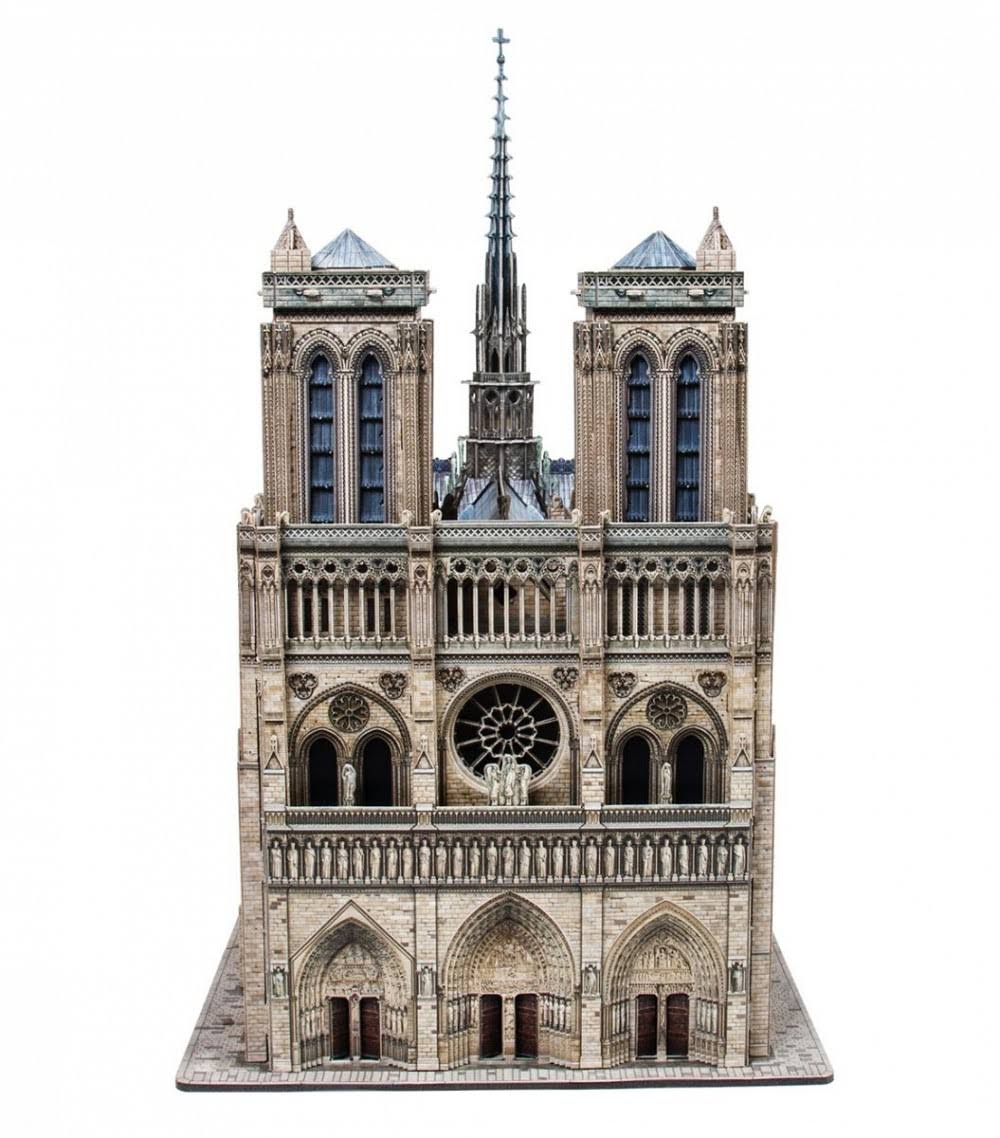 3D Puzzle Notre Dame De Paris Cathedral W690792