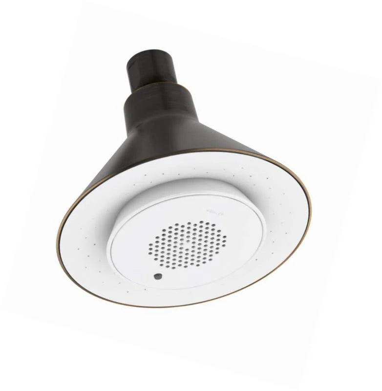 Oil Rubbed Bronze Single Function Showerhead with Wireless Speaker X735448