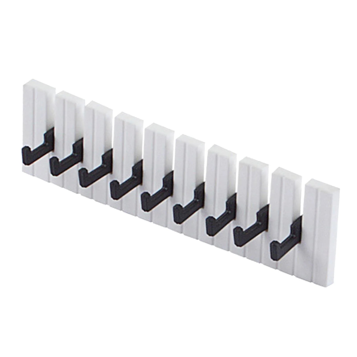 White Metal Wall Key Hooks Dollhouse Accessories U313759