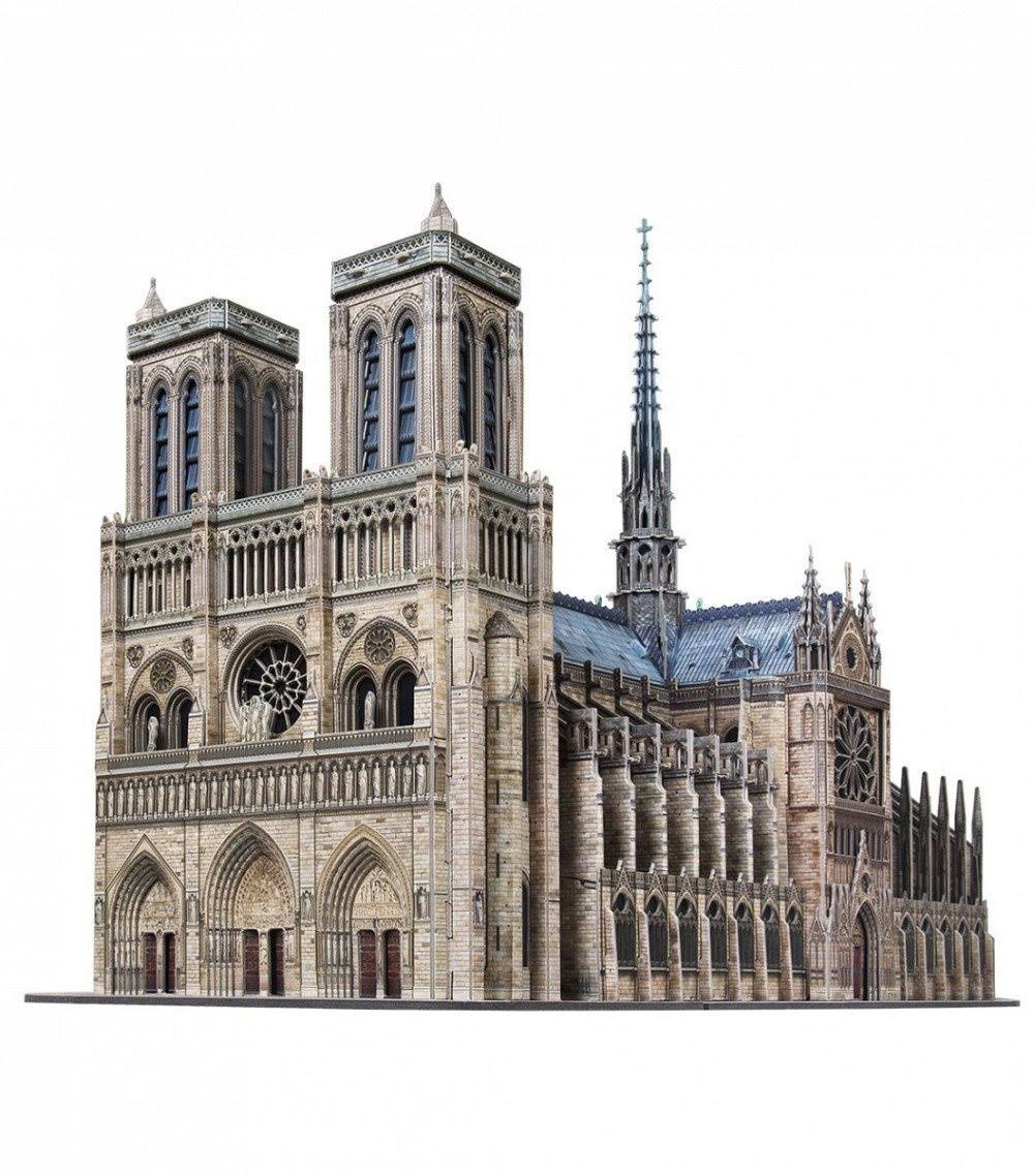 3D Puzzle Notre Dame De Paris Cathedral W690792