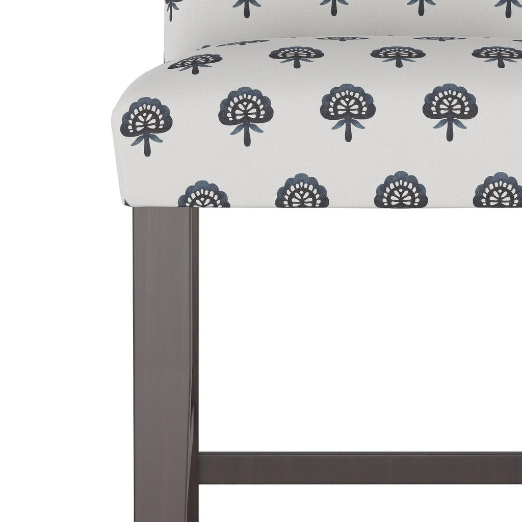 Navy Counter Height Barstool F2817