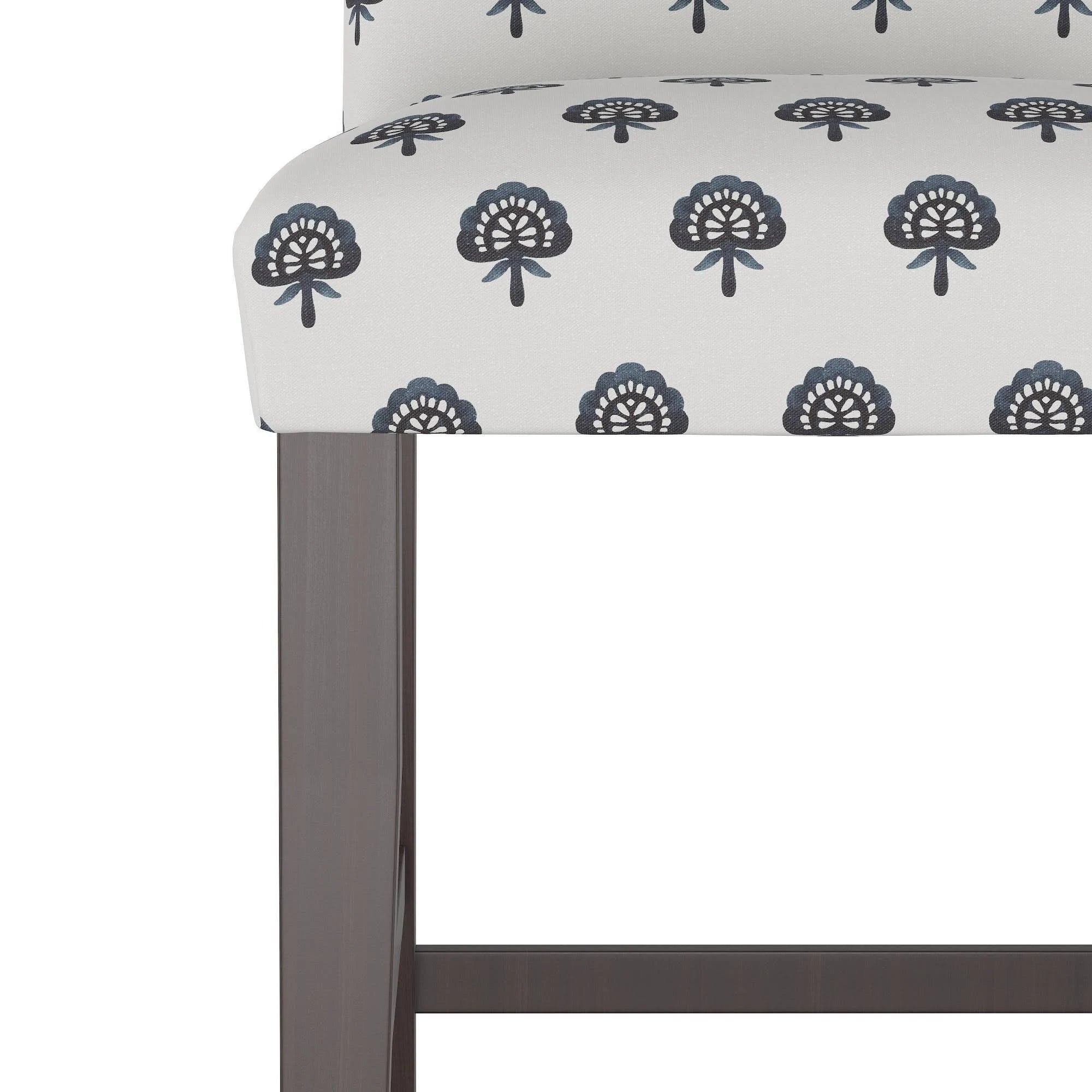 Navy Counter Height Barstool F2817