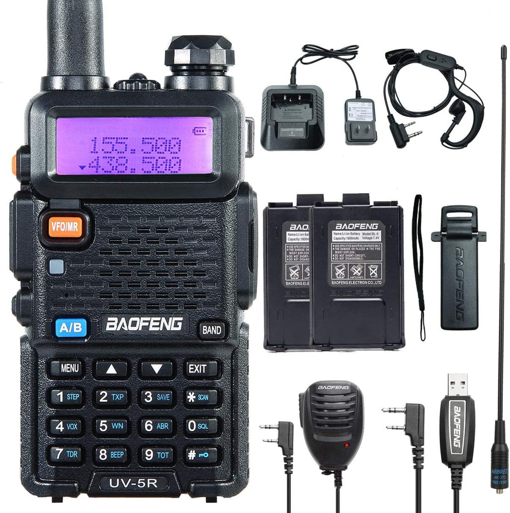 Two-Way Radios Handheld Walkie Talkies Pack of 2 with Rechargeable Battery Y880678